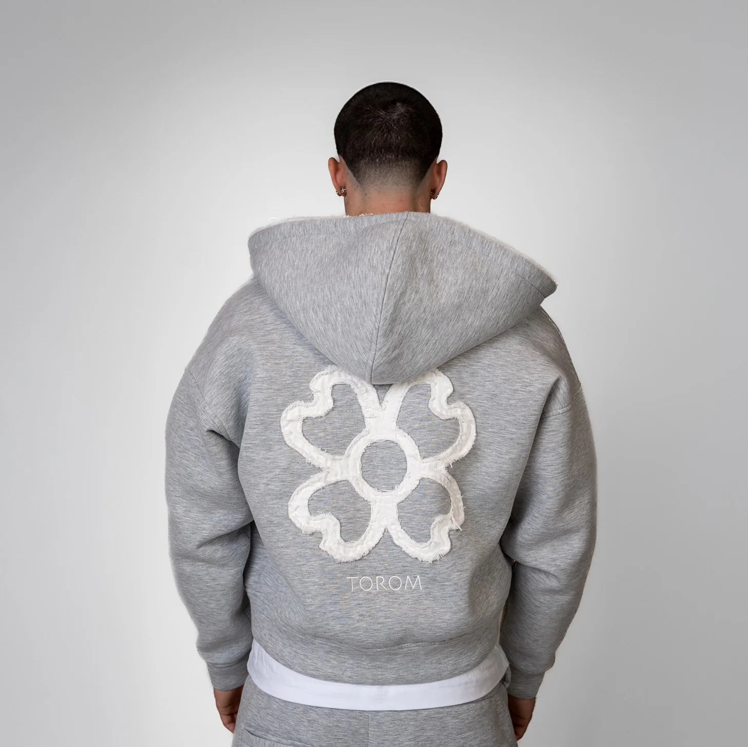 Refined Olive Embroidered Streetwear Set