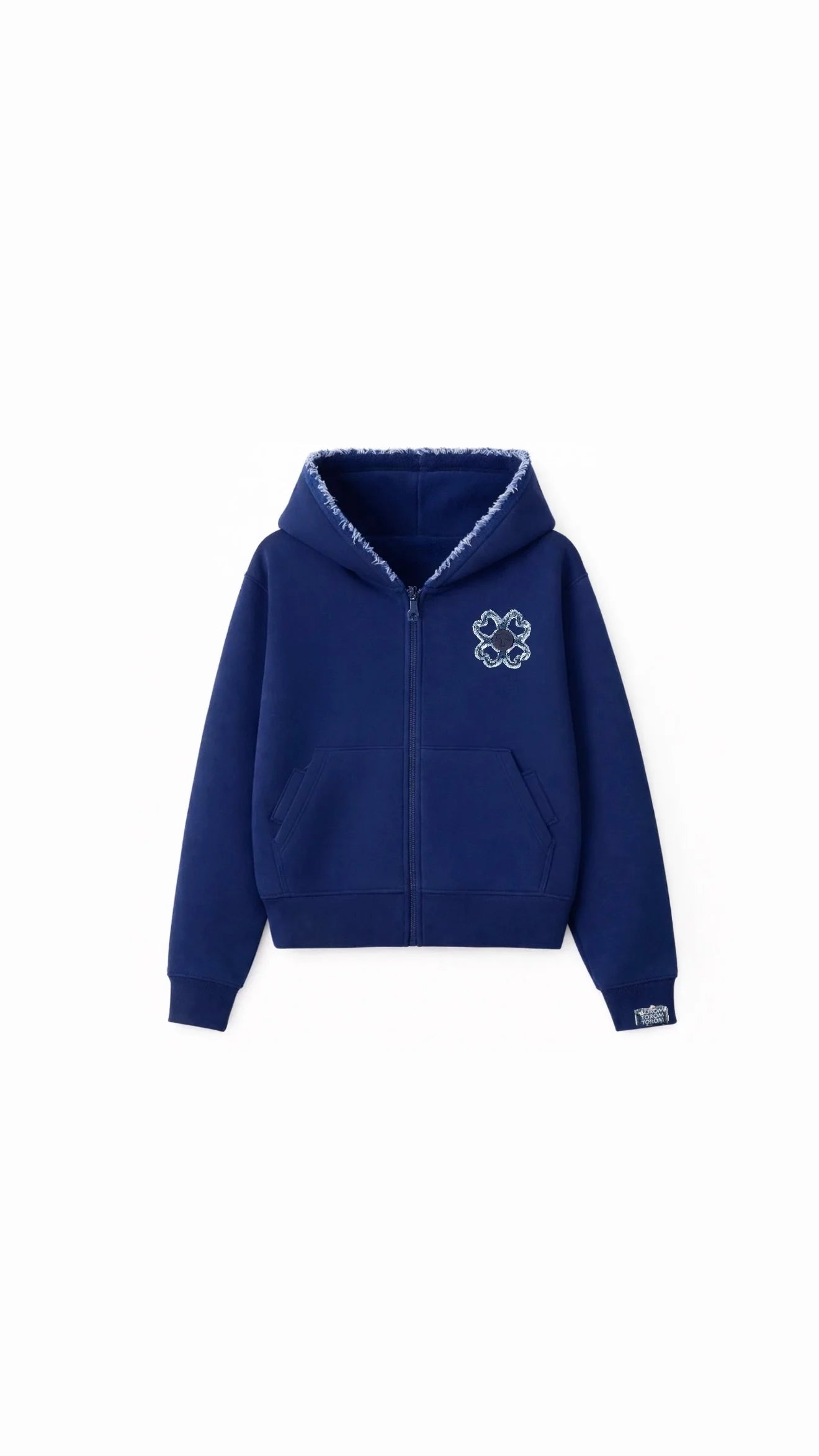 Refined Olive Embroidered Streetwear Set