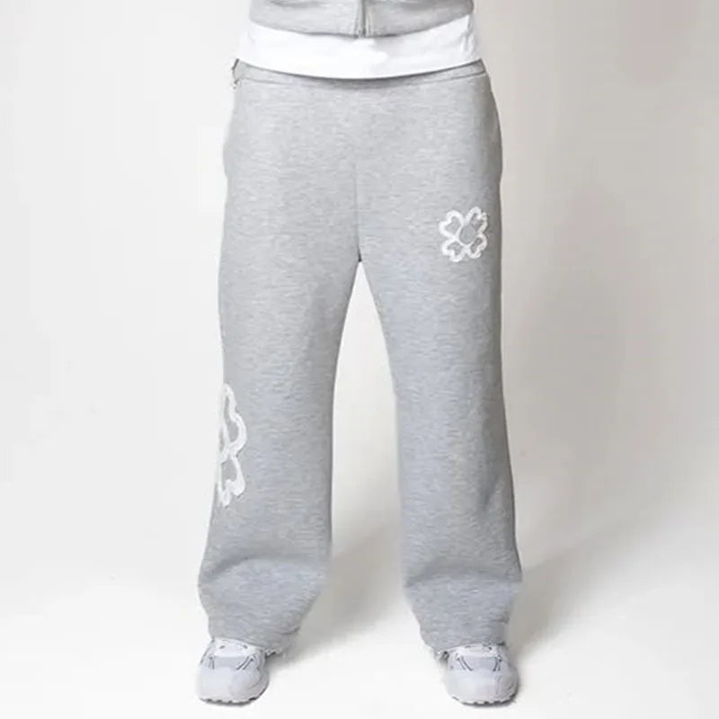 Refined Olive Embroidered Streetwear Set