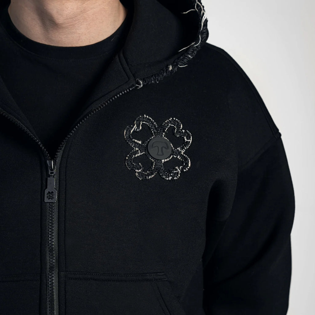 Refined Olive Embroidered Streetwear Set