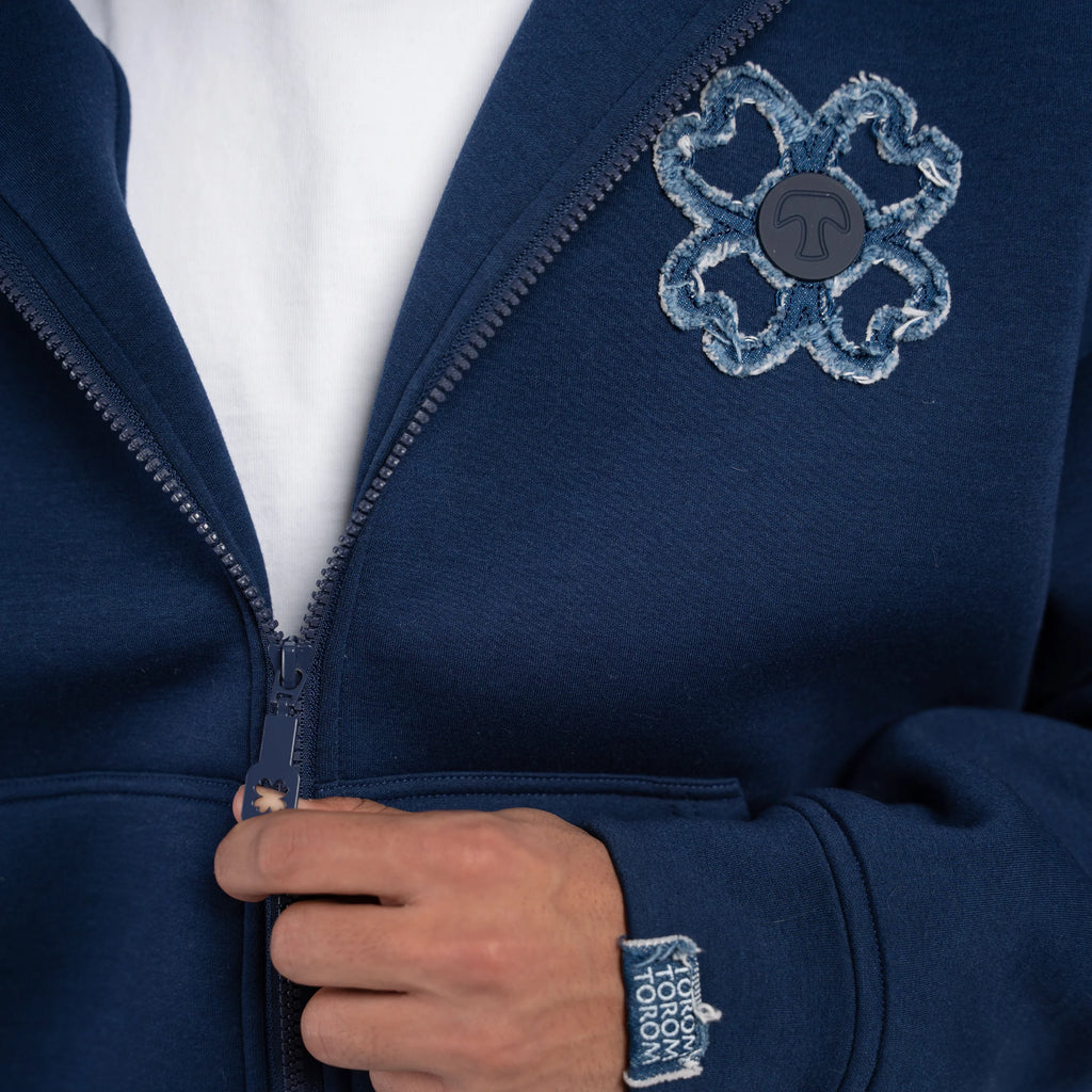 Refined Olive Embroidered Streetwear Set